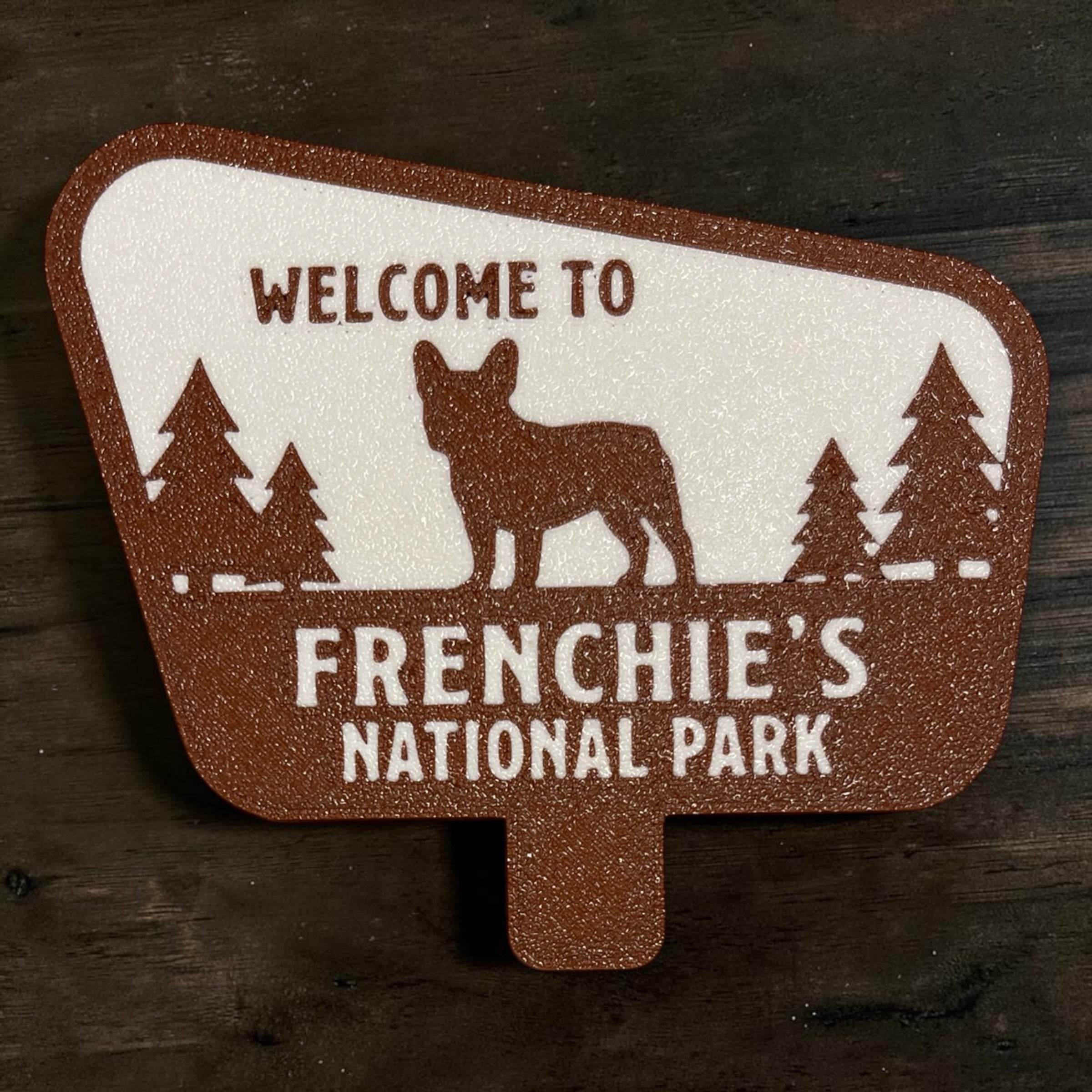 Dog Breed National Park Sign Night Light | Custom LED Decor