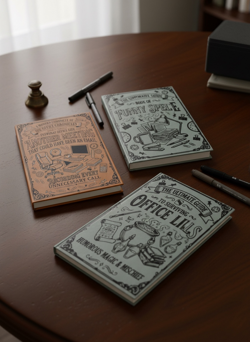 Funny Engraved Leather Journals